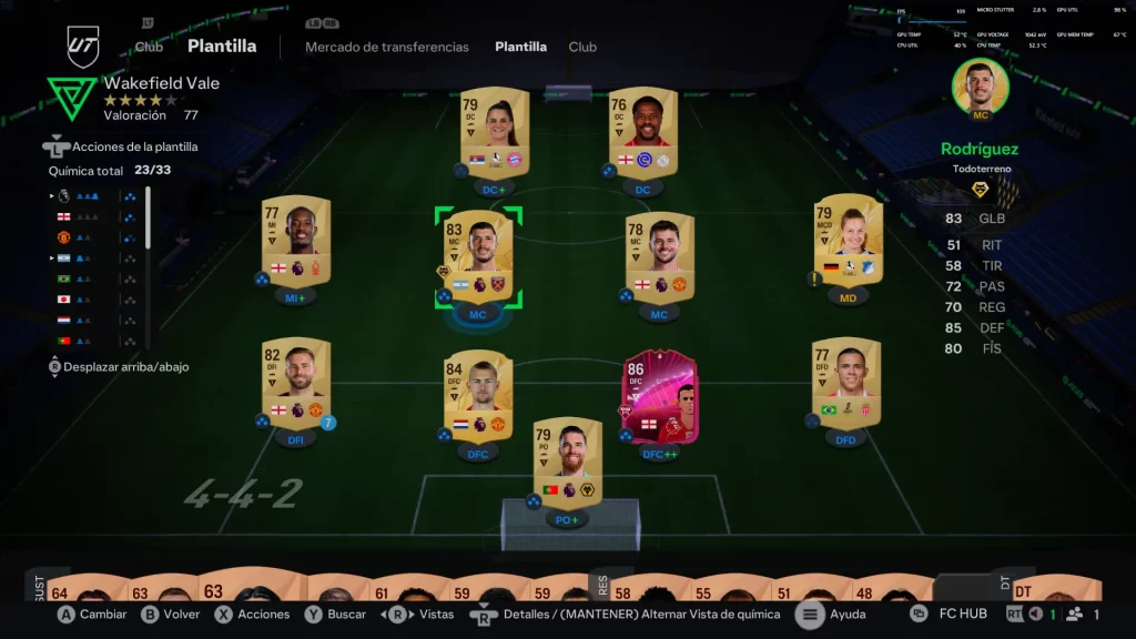 EA SPORTS FC 25 - Plantilla
