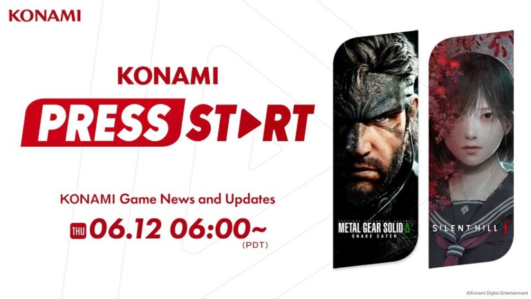 Lo nuevo de METAL GEAR y SILENT HILL se revela este 12 de junio – #KONAMIPressStart