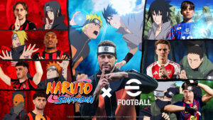 eFootball™ x NARUTO SHIPPUDEN la nueva colaboración une a Neymar Jr. y Takefusa Kubo con el mundo shinobi